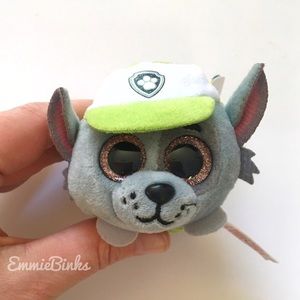 NWT Ty Beanie Boos - Teeny Tys Stackable Plush - Rocky (4 Inch), Size: Small